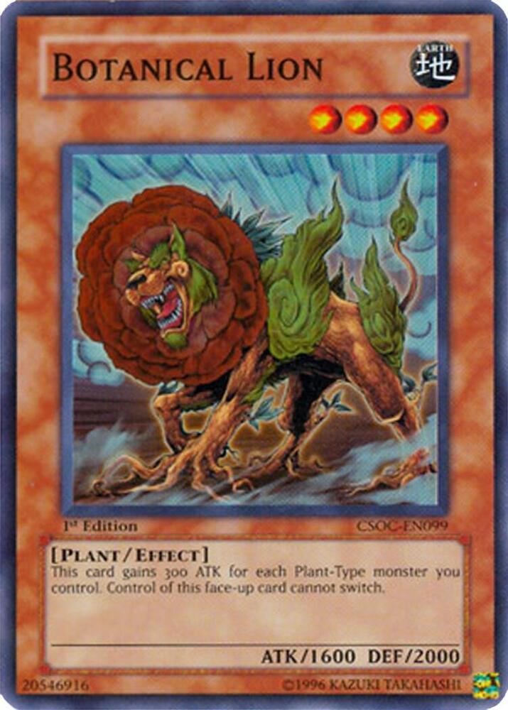 Botanical Lion card image