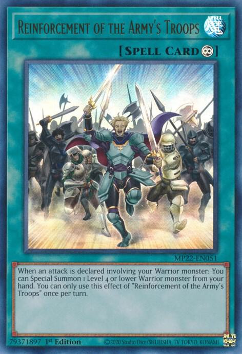 Reinforcement of the Army's Troops card image