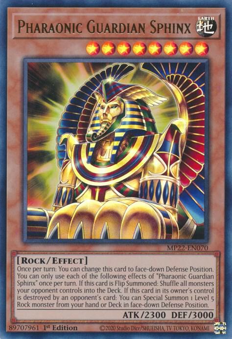 Pharaonic Guardian Sphinx card image