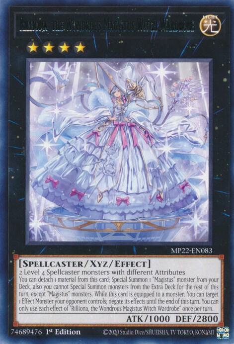 Rilliona, the Wondrous Magistus Witch Wardrobe card image