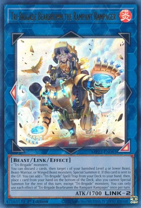 Tri-Brigade Bearbrumm the Rampant Rampager card image