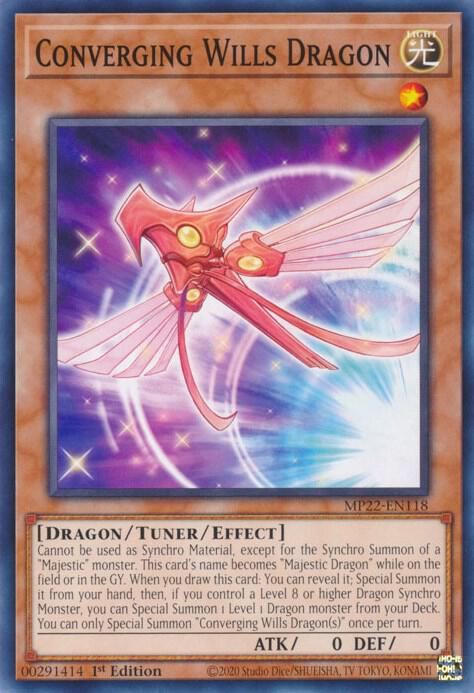 Converging Wills Dragon card image