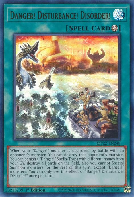 Danger! Disturbance! Disorder! card image