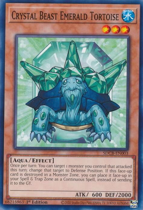 Crystal Beast Emerald Tortoise card image