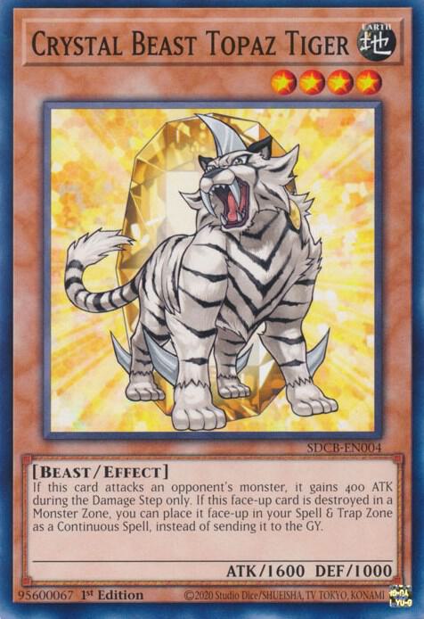 Crystal Beast Topaz Tiger card image