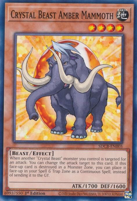Crystal Beast Amber Mammoth card image