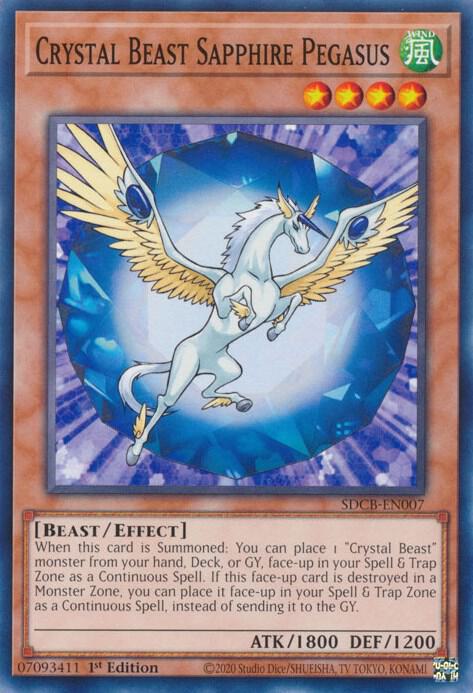 Crystal Beast Sapphire Pegasus card image