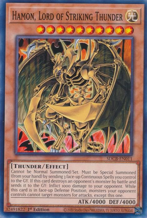 Hamon, Lord of Striking Thunder card image