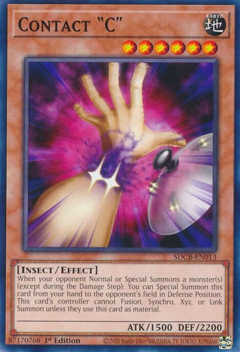 Contact "C" card image