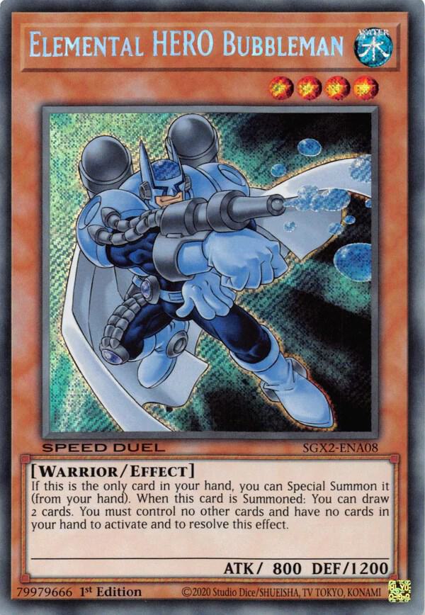 Elemental HERO Bubbleman (Secret Rare) card image