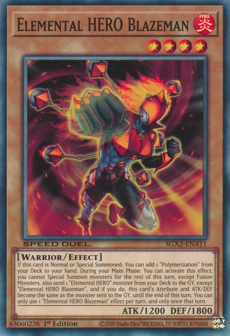 Elemental HERO Blazeman card image