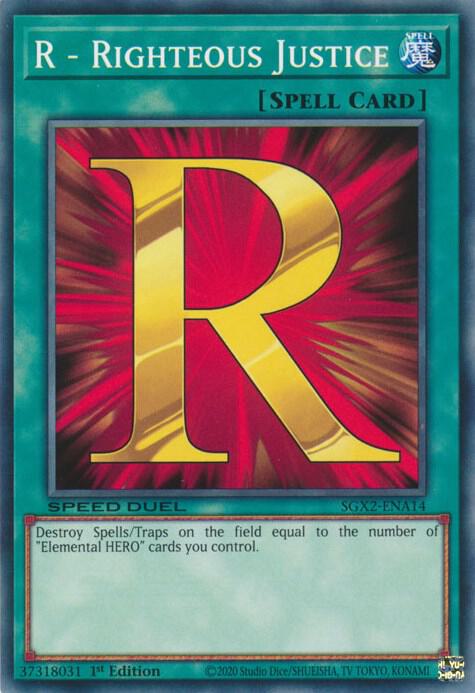 R - Righteous Justice card image