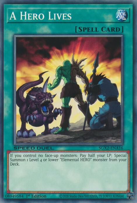 A Hero Lives card image