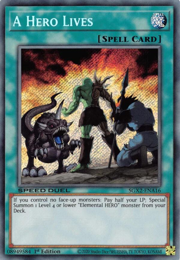 A Hero Lives (Secret Rare) card image