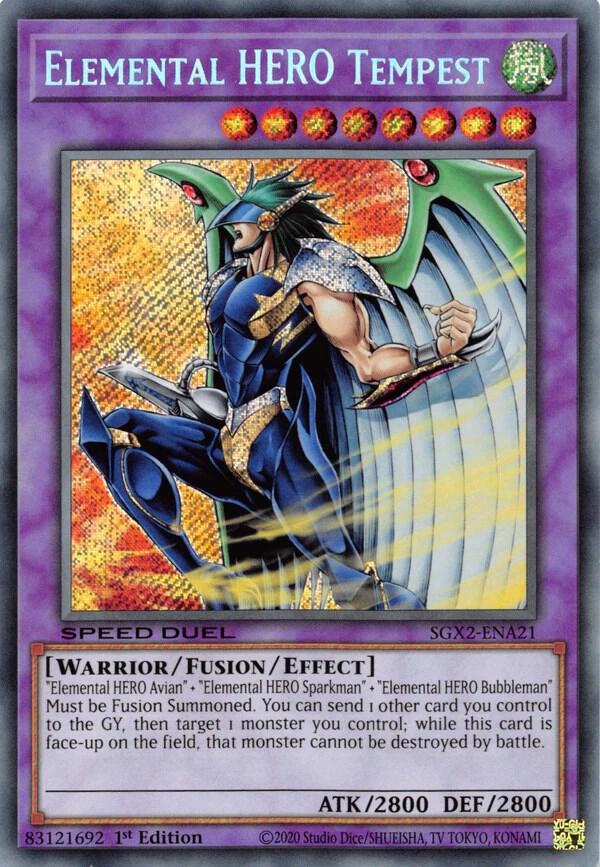 Elemental HERO Tempest (Secret Rare) card image