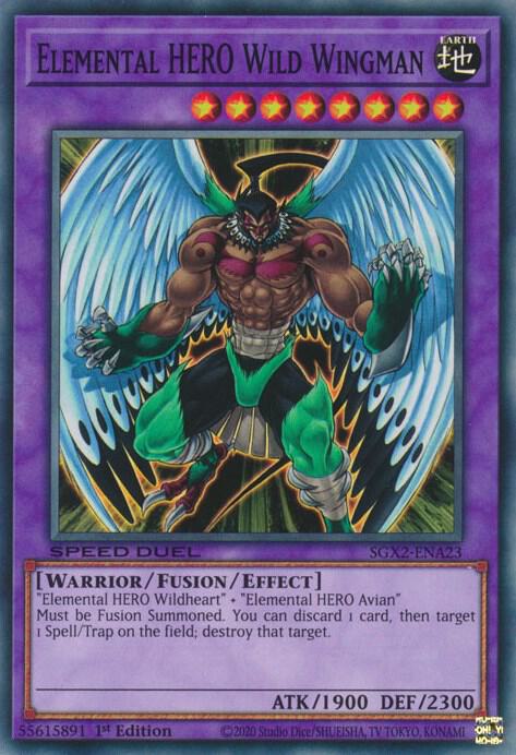 Elemental HERO Wild Wingman card image