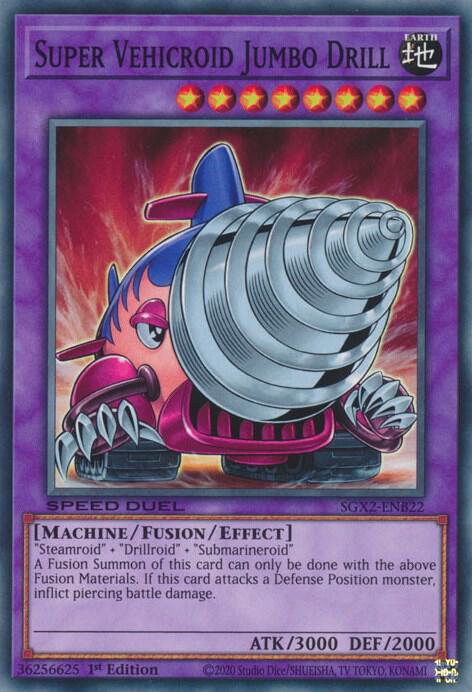 Super Vehicroid Jumbo Drill card image