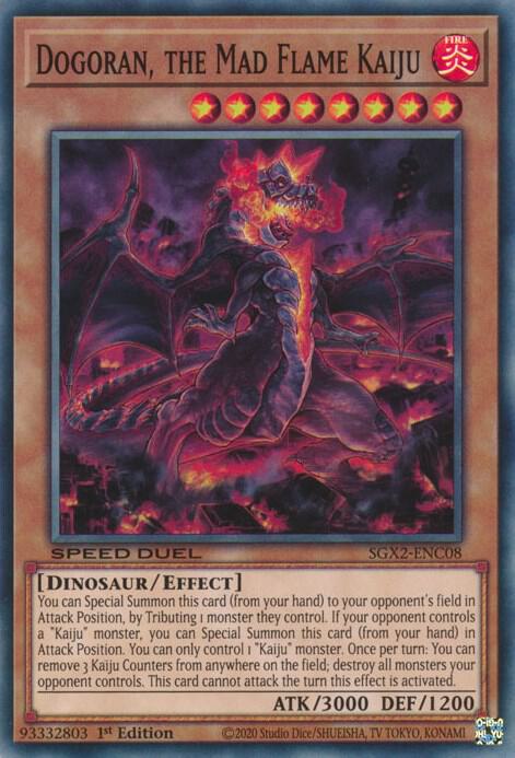 Dogoran, the Mad Flame Kaiju card image