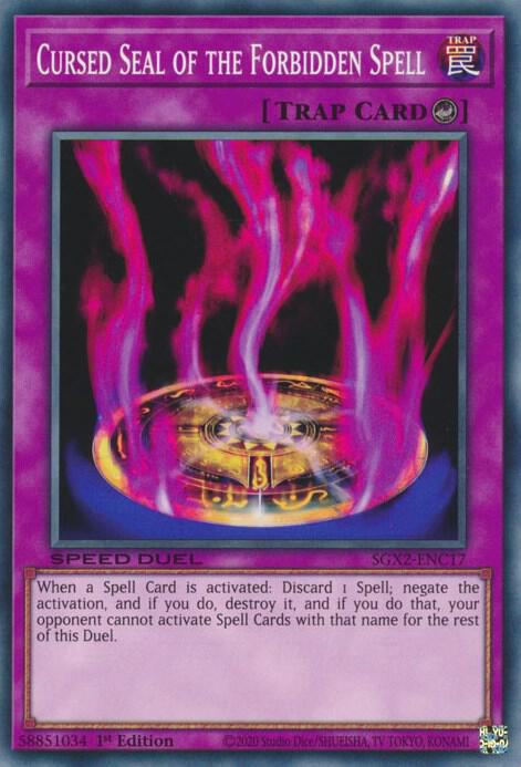 Cursed Seal of the Forbidden Spell card image