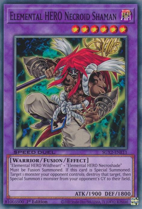 Elemental HERO Necroid Shaman card image