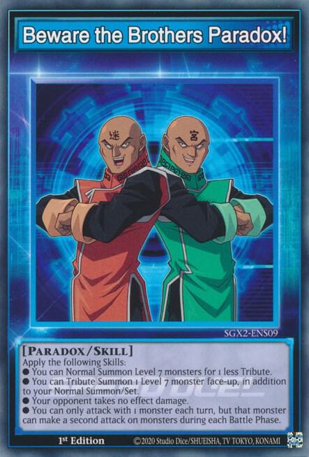 Beware the Brothers Paradox! card image