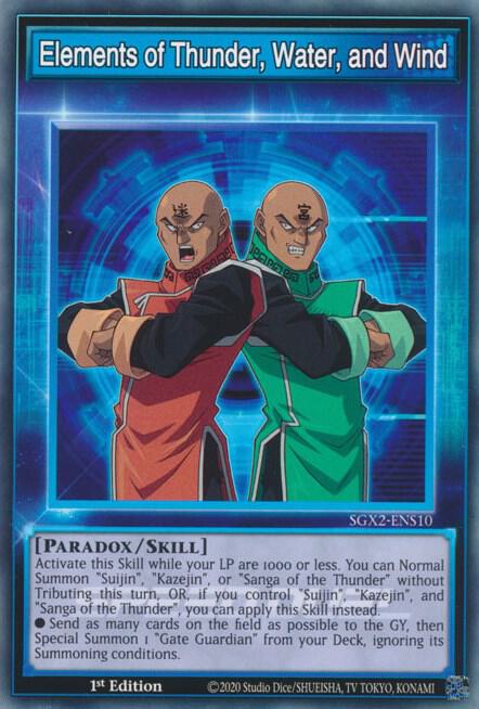 Elements of Thunder, Water, and Wind card image