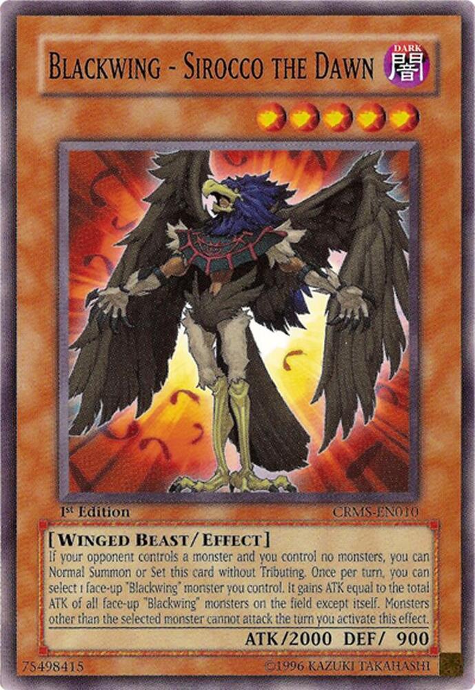 Blackwing - Sirocco the Dawn card image
