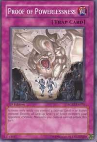 Proof of Powerlessness card image