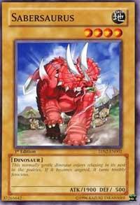 Sabersaurus (1st Edition) card image
