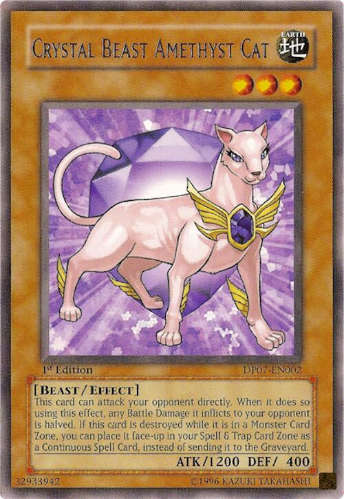 Crystal Beast Amethyst Cat card image