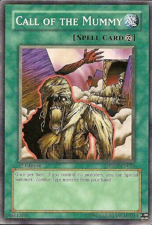Call of the Mummy card image