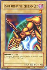 Right Arm of the Forbidden One card image