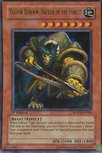 Yellow Baboon, Archer of the Forest card image