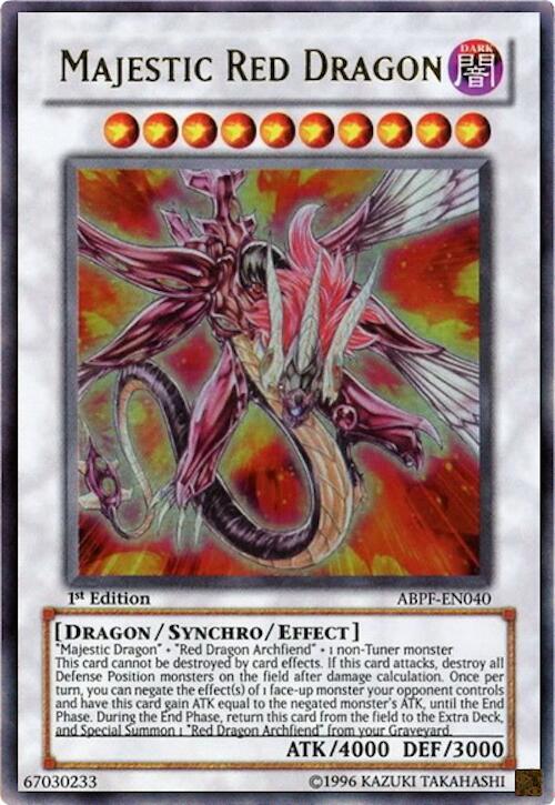 Majestic Red Dragon card image