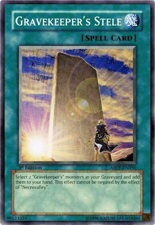 Gravekeeper's Stele card image