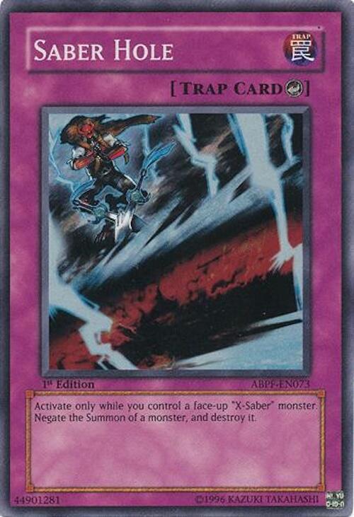 Saber Hole card image