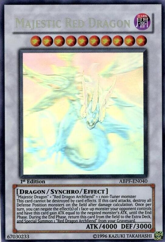 Majestic Red Dragon (Ghost Rare) card image