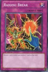 Raigeki Break (1st Edition) card image