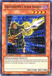 Gravekeeper's Spear Soldier (1st Edition) card image
