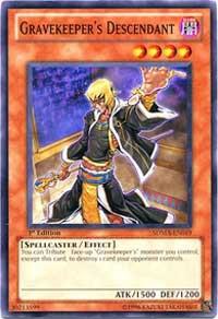 Gravekeeper's Descendant (1st Edition) card image