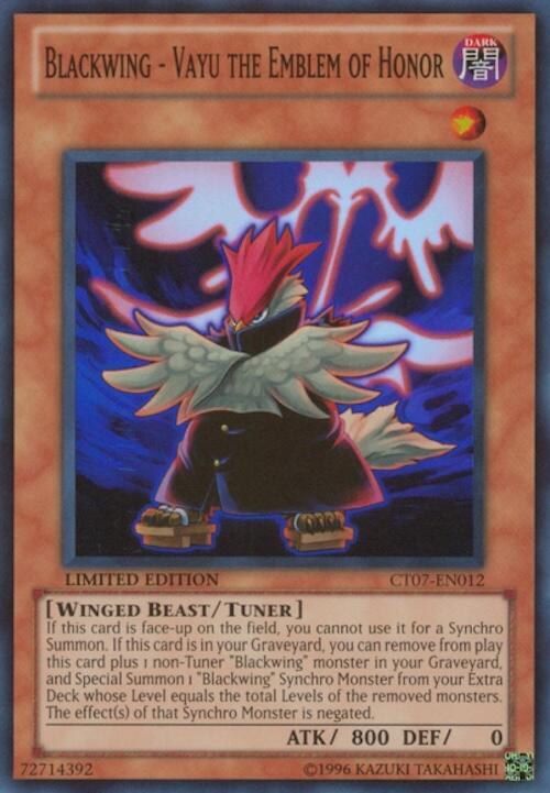 Blackwing - Vayu the Emblem of Honor card image
