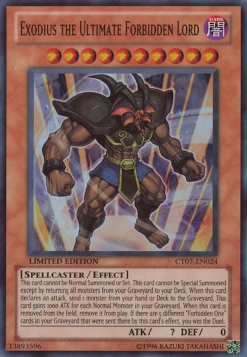Exodius the Ultimate Forbidden Lord card image