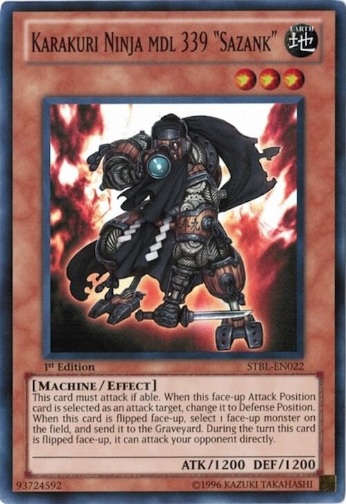Karakuri Ninja mdl 339 "Sazank" (1st Edition) card image