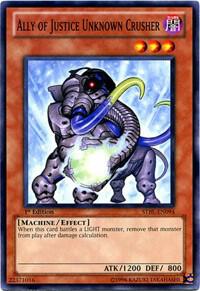 Ally of Justice Unknown Crusher (1st Edition) card image