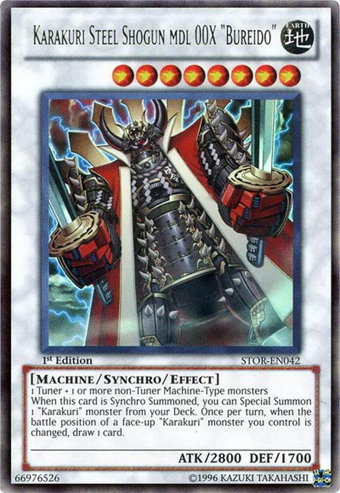 Karakuri Steel Shogun mdl 00X "Bureido" card image