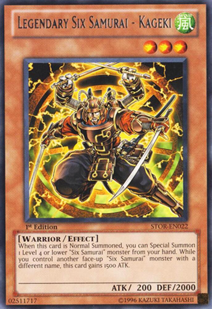 Legendary Six Samurai - Kageki card image