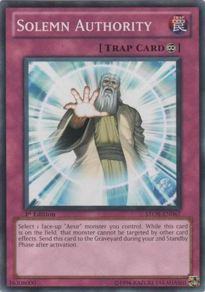 Solemn Authority card image