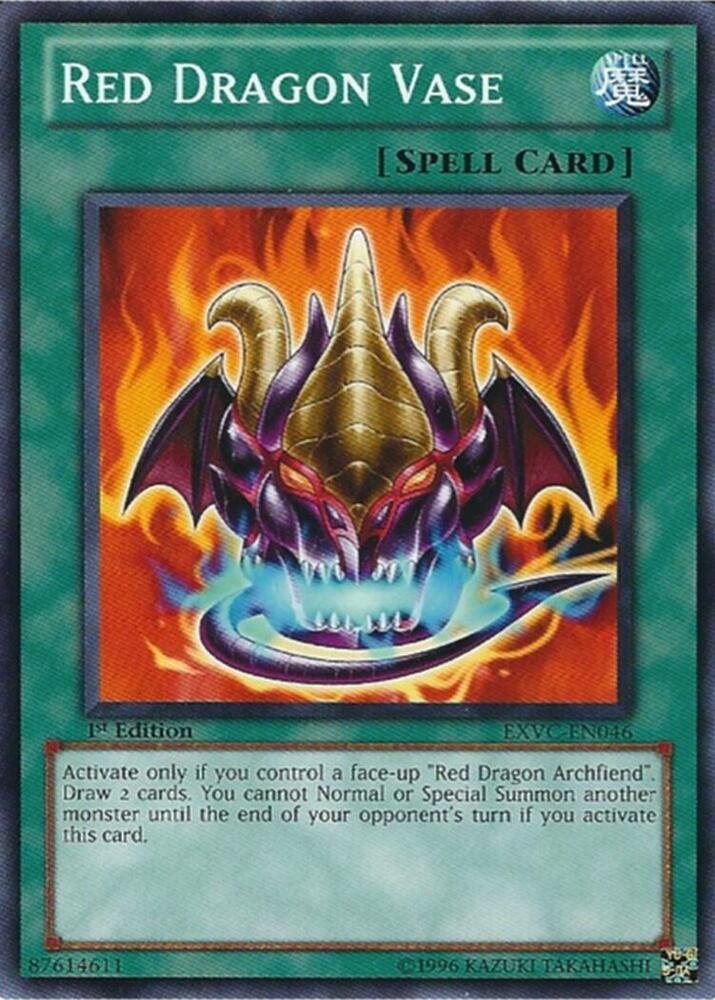 Red Dragon Vase card image