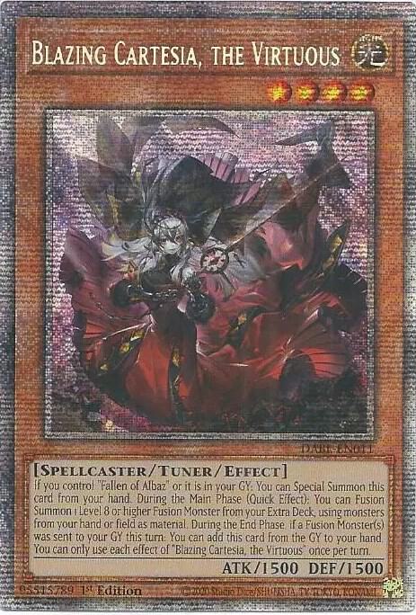 Blazing Cartesia, the Virtuous (Starlight Rare) card image