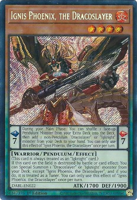 Ignis Phoenix, the Dracoslayer card image